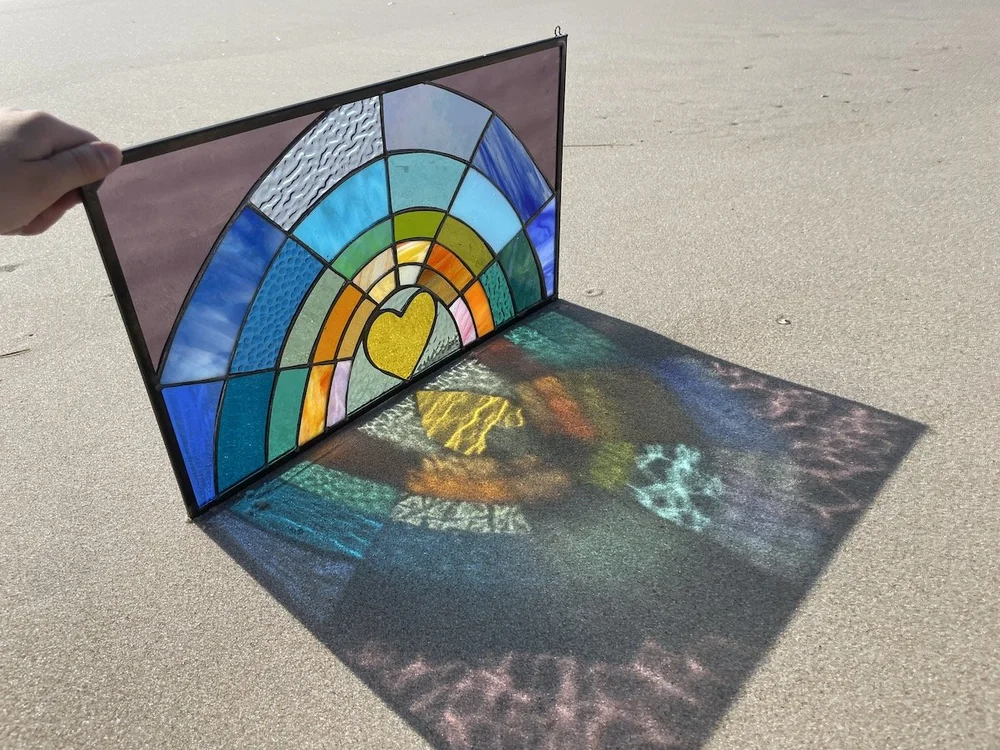 サノバロックheat MOON heart & gut vibes EARTH November 17 - Solar Heart — SwellColors Glass Studio